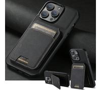 Étui de téléphone portefeuille en PU avec support et porte-cartes compatible avec 17 Pro Max 16 Plus 15 14 13 12 11, Galaxy S26 S25 Ultra S24 S23 S22, Pixel 9 Pro XL 8A 7 /Noir/Marron/Bleu/Violet/Rose