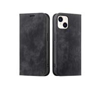 imoshion Étui de téléphone portefeuille Slim pour Apple iPhone 15 - Noir