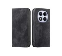 Etui de téléphone portefeuille Slim pour Xiaomi Redmi Note 14 Pro Plus (5G) - Noir