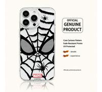 Étui de téléphone pour hommes Marvel Spider-Man Iron Man dessin animé, compatible avec IPhone 17 Pro Max/17 Pro/Air/16 Pro Max/15 Plus/14/13/IP 17/15Pro/12 Pro/11/16 Plus,XR, étui de protection antich