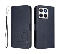 Étui de téléphone pour Honor X8C 4G à l'étranger, portefeuille en cuir synthétique avec blocage RFID, fentes pour cartes, béquille et résistant aux chocs, compatible avec Honor X8C 4G à l'étranger