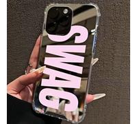 Étui de téléphone rétro SWAG avec imprimé lettres, antichoc, compatible avec iPhone 13/11/17/17pro/16/14/15/15pro/15 Plus/15 Promax/7plus/8plus/X/Xs Max/Xr/11pro/12pro/13pro/14pro/12mini/13mini/11prom