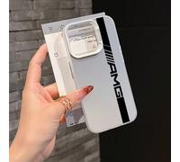 Étui de téléphone sport haute performance avec slogan AMG compatible avec les modèles 16, 15, 14, 13, 12, 11 Pro Max, X, XR, XS Max, 8 et 7 Plus, avec un dos mat anti-chute, étanche et résistant aux c