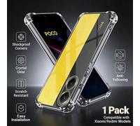 Étui de téléphone transparent antichoc, anti-rayures et anti-jaunissement, convenant aux modèles de la série , par exemple 12 4G, Note 11 Pro+ 5G version mondiale, Note 11 Pro 4G/5G version mondiale, 