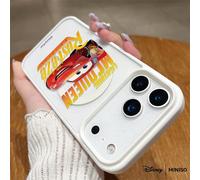 Étui de téléphone transparent antichoc magnétique avec design de pommade de pare-chocs Rust-Eze Cars Lightning McQueen de Disney, convient pour les séries iPhone 17 Pro Max/17 Pro/17 Air/17/16/15/14/1