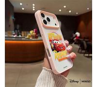 Étui de téléphone transparent antichoc magnétique avec design de pommade de pare-chocs Rust-Eze Cars Lightning McQueen de Disney, convient pour les séries iPhone 17 Pro Max/17 Pro/17 Air/17/16/15/14/1