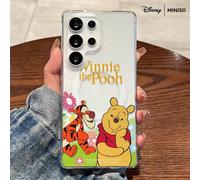 Étui de téléphone transparent et antichoc avec aimant, motif Winnie l'ourson et Tigrou de Disney, compatible avec Samsung S26 Ultra/S26 Edge/S26 Plus/S26/S25 Ultra/S25 Plus/S25/S25FE/S25Edge/S24Ultra/