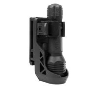 Étui de torche : étui de lampe torche rotatif à 360° réglable, sac de transport à libération rapide | Support ceinture de verrouillage latéral solide pour lampes de poche en plein air, voyage, camping