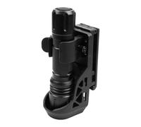 Étui de torche rotatif à 360° pour lampe de poche, support de libération rapide avec verrouillage latéral, sac portable pour ceinture, étui de lumière tactique, extérieur, camping, randonnée, travail