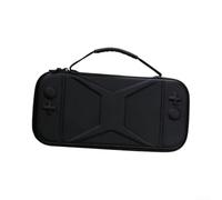 Étui de transport compact en EVA pour Nintendo Switch 2 avec cadre anti-compression, fermeture éclair à double extrémité et organisation interne pour console et accessoires (en forme de X)