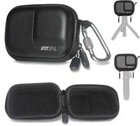 Étui de transport compact en polyuréthane noir pour appareil photo INSTA360 Ace Pro 2/ace Pro, DJI Action 5pro/4/3, sac de voyage rigide pour Ace Pro 2/ace pro, Noir , mallette