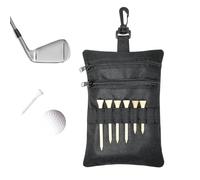 Étui de transport compact pour le golf - Organiseur portable pour tees - Support de rangement multi-poches - Étui de transport facile d'accès - Conteneur pour équipement de sport de qualité supérieure