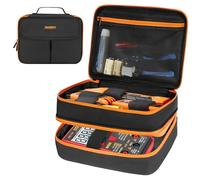 Étui de transport compatible avec détecteur de disjoncteur Klein Tools ET310 AC, prise GFCI et kit de test électrique, kit de circuit pour multimètre numérique, pince de mesure et outils d'électricien