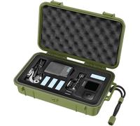 Étui de Transport Compatible avec GoPro,SmaCase GA150 Floaty,résistant à l'eau et aux Chocs pour GoPro Hero 13/12/11/10/9/8/7/6/5/Hero 2018 (Appareil Photo et Accessoires Non Inclus)-Vert