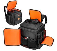 Étui de transport compatible avec JBL Partybox Encore Essential/Essential 2, sac fourre-tout portable Bluetooth pour Encore avec poches supplémentaires pour microphone, chargeur, câble, accessoires