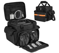 Étui de transport compatible avec la station d'alimentation portable Jackery Explorer, sac de rangement de voyage étanche avec plusieurs poches pour câble de charge et accessoires (sac uniquement),