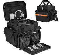 Étui de transport compatible avec la station d'alimentation portable Jackery Explorer, sac de rangement de voyage étanche avec plusieurs poches pour câble de charge et accessoires (sac uniquement),