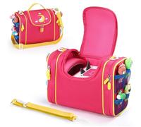 Étui de transport compatible avec le kit de démarrage Toniebox, sac de rangement de rôle avec poignée et bandoulière, étui de rangement de voyage portable pour écouteurs Tonies, chargeur et