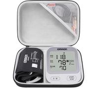 Étui De Transport Compatible Avec Le Tensiomètre Automatique Intelligent X4 Pour Bras Avec Brassard 22-42 Cm,Poche En Filet Pour Piles Et Chargeur,Noir