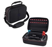 Étui de Transport Compatible avec Switch2 (2025) Étui Rigide de Protection avec 18 emplacements Cartes de Jeu,Portable Pochette Noir Grande Capacité Sac de Voyagpour pour Switch2 Accessoires