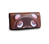 Etui de Transport de Pochette Sacoche housse en Cuir Portable avec Cartouches de Jeu pour Nintendo Switch et Switch OLED marron