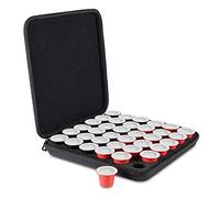 ROMAUNT Étui de transport de protection compatible avec les capsules Nespresso OrignalLine, accessoire pour machine à expresso portable, support de dosettes de café de voyage, coque rigide en EVA,