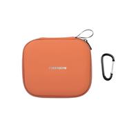 Étui de transport de protection pour appareil photo DJI Osmo Nano - Sac de rangement portable en cuir PU avec coque rigide en EVA et crochet de voyage pour accessoires de caméra anti-poussière, Orange