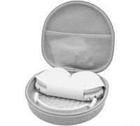 Étui de transport de protection pour écouteurs AirPods Max - Pochette de voyage rigide avec intérieur en velours doux et fermeture éclair 22 cm (gris)