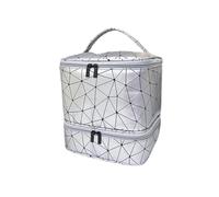 Étui de transport de vernis à ongles en cuir, grand sac à main Portable for cosmétiques, sac de rangement, Sections, Kit d'organisation des ongles, contient plus de 30 bouteilles Pour Fournitures D'on