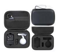 Étui de transport de voyage pour Insta360 GO Ultra, sac de rangement étanche en polyuréthane, organiseur portable pour GO Ultra Standard Bundle EVA résistant aux chocs, Noir/blanc, Étui de transport