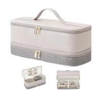 Étui de transport de voyage pour sèche-cheveux Shark Flexstyle, sac de rangement portable double couche pour coiffeur Dyson Airwrap et accessoires, organiseur de sèche-cheveux