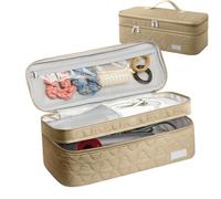 Étui de transport de voyage - Séchoir à cheveux étanche, organiseur portable, support de rangement compact pour fer à friser | Poche de beauté résistante à la chaleur Protection sécurisée pour les