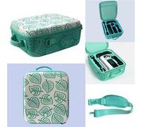 Accessoire pour manette Qumox Etui de transport de voyage Switch, conception Animal Crossing, sac de transport à coque rigide de protection de luxe pour contrôleur Pro pour