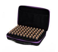 Étui de Transport d'huiles essentielles, Sac de Rangement en EVA pour 60 Bouteilles, Pot de Rangement en Verre, Bouteille de Sable Wish, étui de Voyage décoratif avec Fermeture