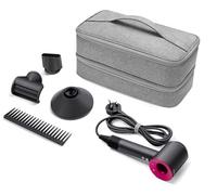 Étui de transport double couche pour outils de coiffure - Sac de rangement Airwrap Styler pour sèche-cheveux, gris, Tavel