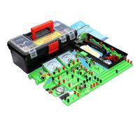 Étui de transport électrodynamique noir résistant à la pression | Circuit de base Transformation d'énergie magnétique bricolage ensemble de démarrage d'exploration physique