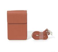 Étui de transport élégant en cuir PU pour Instax pour Mini Link+, stockage portable Ive pour imprimante d'appareil photo Fujifilm avec accessoires (marron)