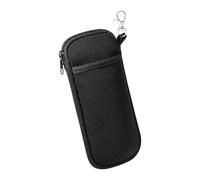 Étui de transport en néoprène avec espace de rangement pour écouteurs, clé USB, fermeture éclair sécurisée, portable pour usage quotidien, pochette pour téléphone essentiel
