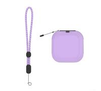 Étui de transport en polyuréthane avec fermeture éclair sécurisée pour console de jeu Takara Tomypunyrunzu - Solution de voyage et de rangement - Bleu (violet (K26))