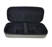 Étui de transport entièrement zippé en EVA conçu exclusivement pour Playstation Portal avec compartiment en maille extensible pour accessoires (compartiment gris)