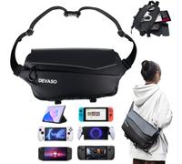 Étui de Transport for Console PS5 Portal/Legion GO et Accessoires, étui de Protection Anti-Rayures avec Sac bandoulière Multi-Poches for Console de Jeu PS Portal et accessoires/914