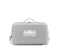 Étui de transport imperméable en cuir PU, étui de voyage compact avec bandoulière réglable pour drones DJI NEO2 et aventures en plein air (gris)