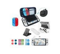 Étui de transport - INF - 15 en 1 - Protection rigide EVA - Compatible Nintendo Switch OLED - Mixte