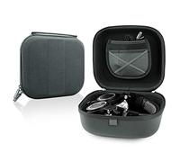Étui de Transport Linkidea pour Casque Compatible avec Audio-Technica ATH-M50X, ATH-M20xBT, Sac de Voyage Rigide avec Rangement pour câble et Chargeur (Gris foncé)