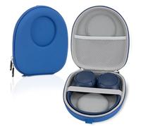 Étui de Transport Linkidea pour Casque Compatible avec JBL Tune 510BT/500/670NC, Live 400BT et T450, Coque Rigide avec Rangement pour câble et Chargeur (Bleu)