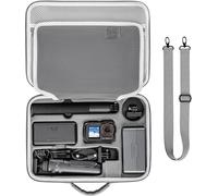 Étui de transport Osmo Action 5 Pro,étui de transport portable en cuir PU,sac à bandoulière pour DJI Osmo Action 5 Pro Adventure Combo Accessoires compatibles avec DJI Mic 2