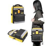 Étui de transport portable pour défibrillateur externe automatisé (DEA) avec bandoulière réglable, pochette réfléchissante pour défibrillateur d'urgence, idéale pour la maison