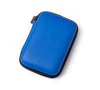 Étui de transport portable pour disques durs externes 2,5" et accessoires avec de l'eau