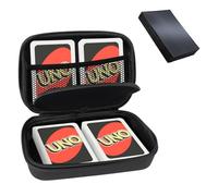 Étui de transport pour 400 cartes à collectionner - Convient pour UNO, SKYJO, Cabo, Phase 10 Junior, Cards Against Humanity - Le jeu de cartes amusant avec 50 pochettes pour cartes de 66 x 91