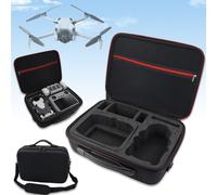 Étui de transport pour accessoires de drone, espace intérieur ajustable, conception multicouche protectrice en cuir PU imperméable, léger.